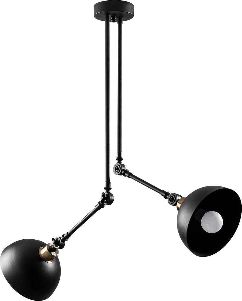Candeeiro de Teto Dram – Preto – 81 x 81 cm