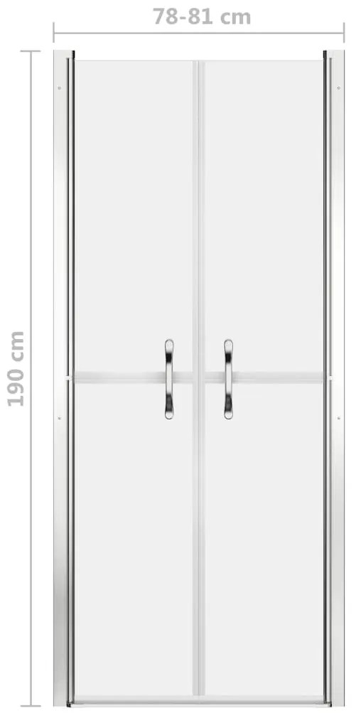 Porta de duche ESG opaco 81x190 cm