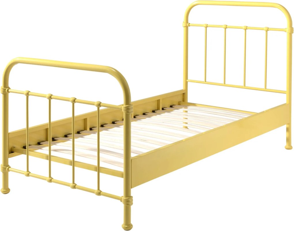 Cama para Crianças NEW YORK 90x200CM + Estrado Amarelo