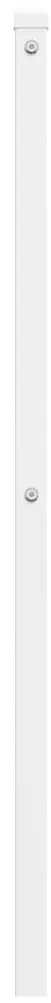 Cabeceira de cama 135 cm metal branco