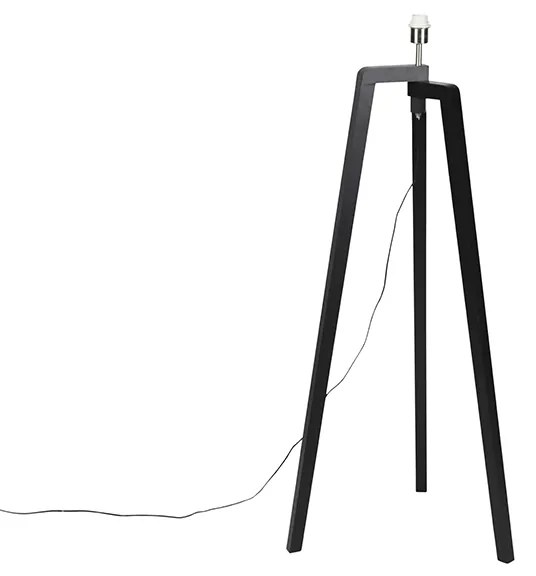 Candeeiro de pé preto sem abajur - Puros