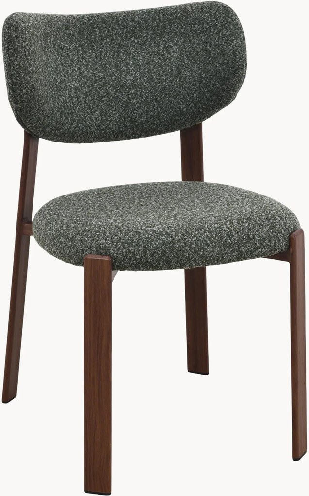 Cadeira de jantar em chenille Colette