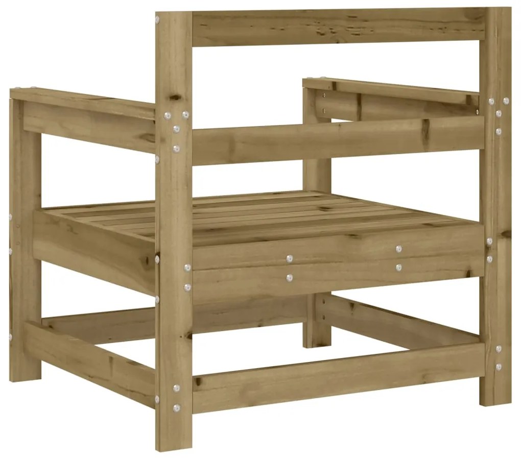 Cadeiras de jardim 2 pcs madeira de pinho impregnada