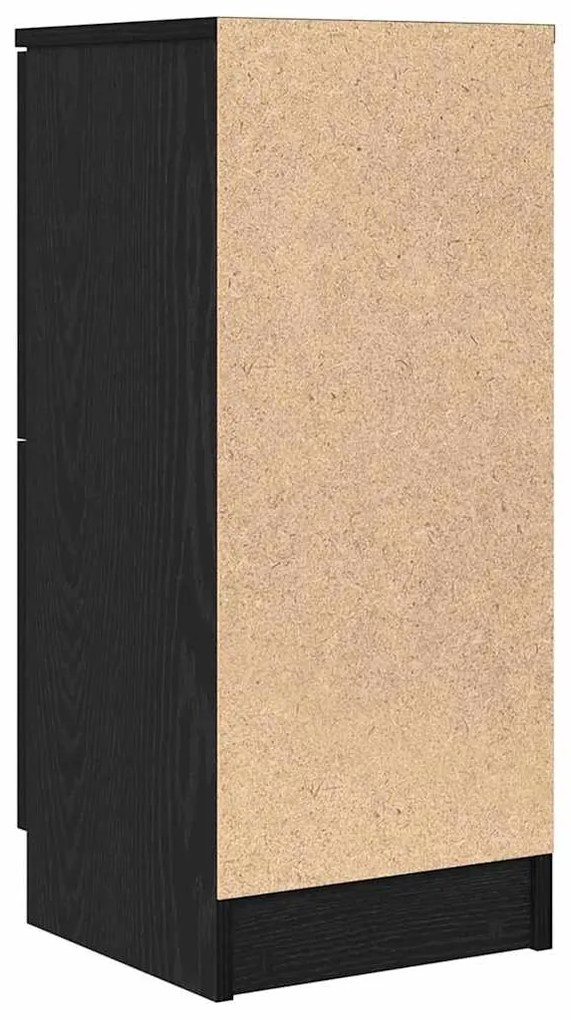 Buffet de Carvalho Preto vidaXL - 30x30x70 cm
