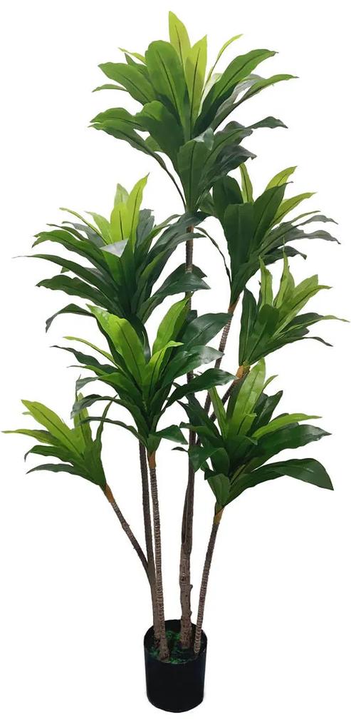 Planta Decorativa DKD Home Decor Dracaena Poliéster Verde PP (90 x 90 x 200 cm)