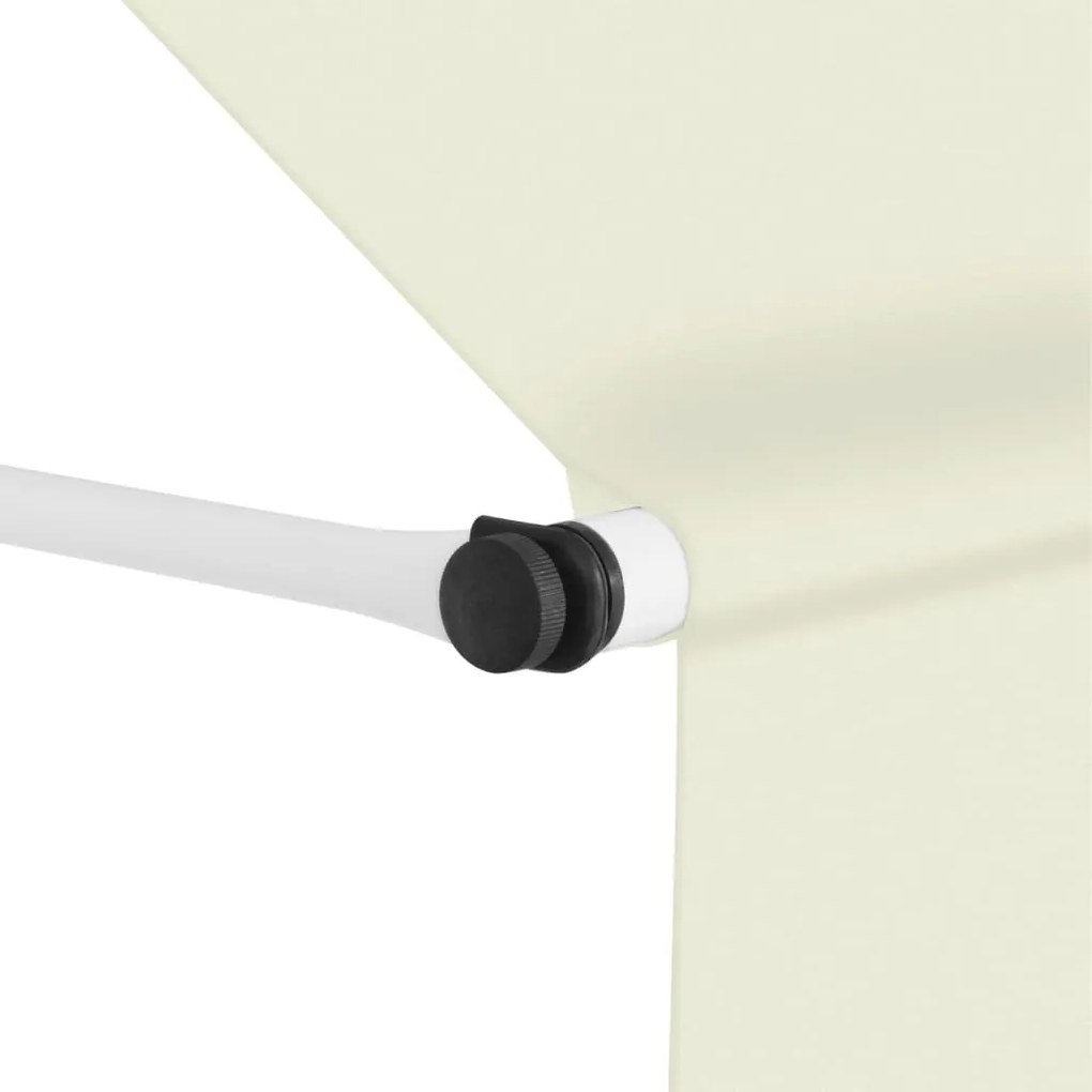 Toldo retrátil manual 400 cm creme