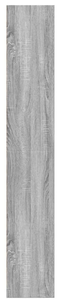 Estante 57x28,5x174 cm derivados de madeira cinzento sonoma