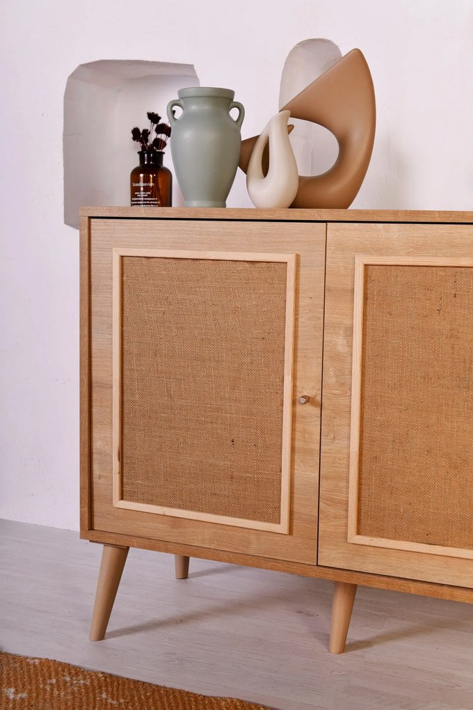 Console Jüt – Carvalho – 180 cm x 81 cm x 41 cm