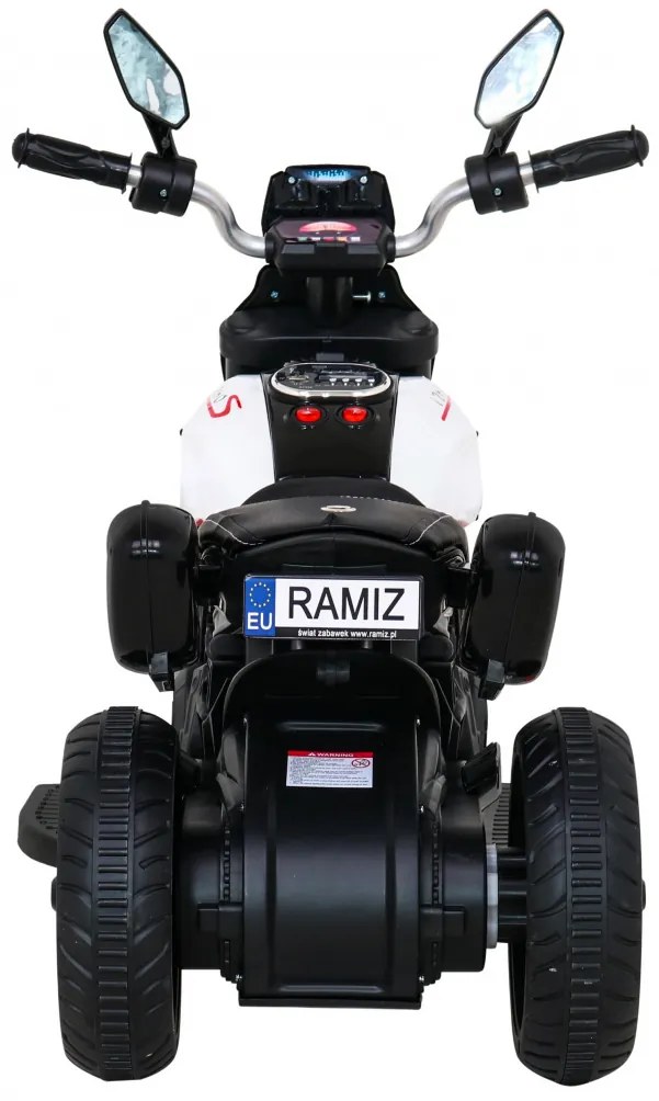 Mota elétrica para crianças 6V, Fast Tourist, 1,5 a 4 anos Branca