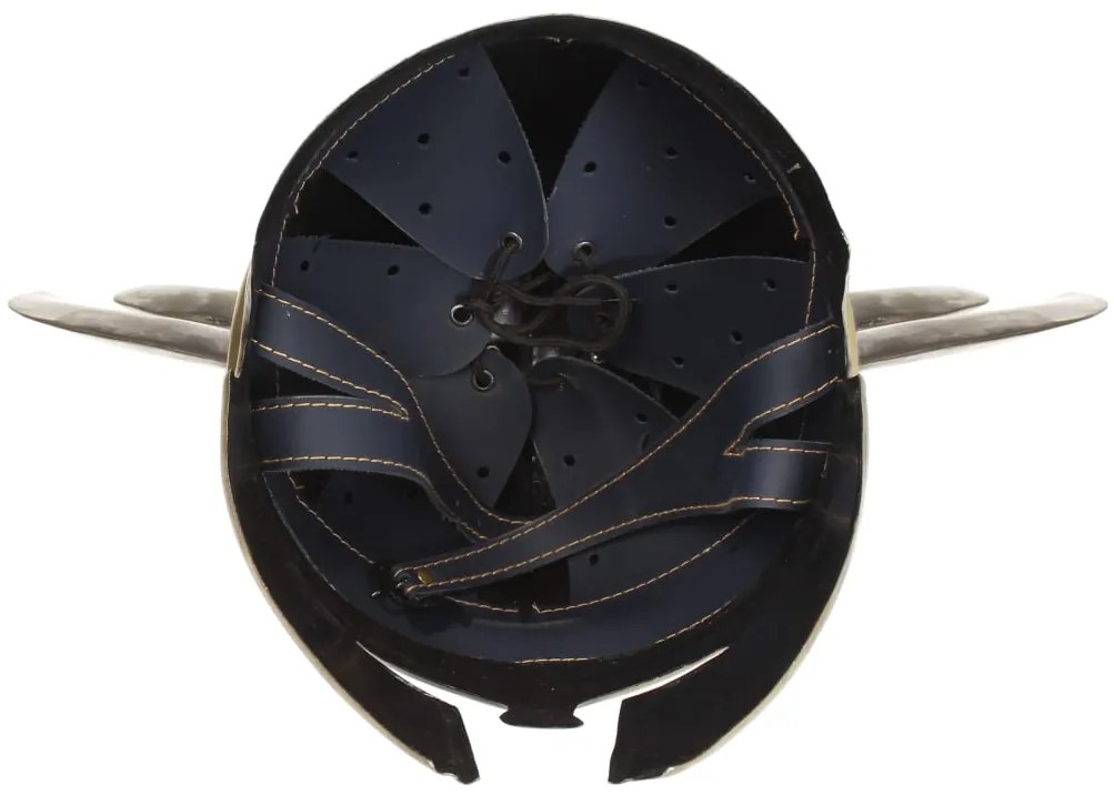 Capacete de soldado grego réplica LARP aço bronze
