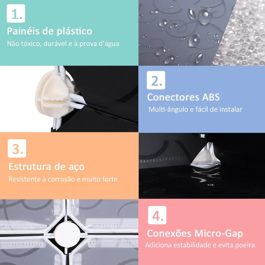 Móvel Modular de 12 Cubos