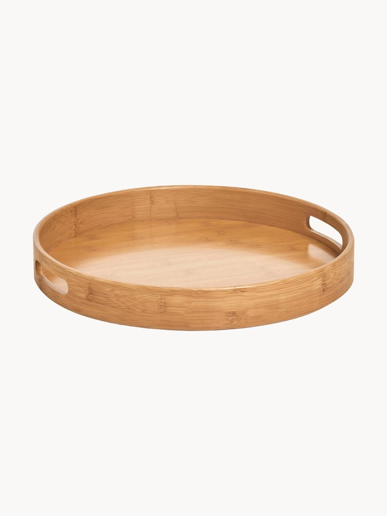 Round Bamboo Serving Tray Ambo