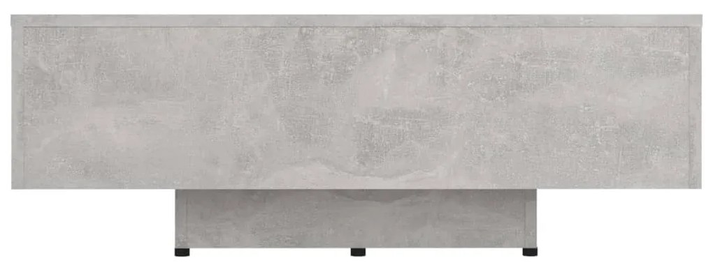 Mesa de centro 85x55x31 cm contraplacado cinzento cimento