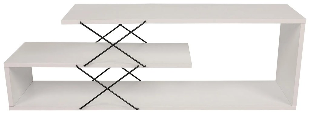 Móvel de TV Zigzag – Branco – 120 cm x 40 cm x 30 cm