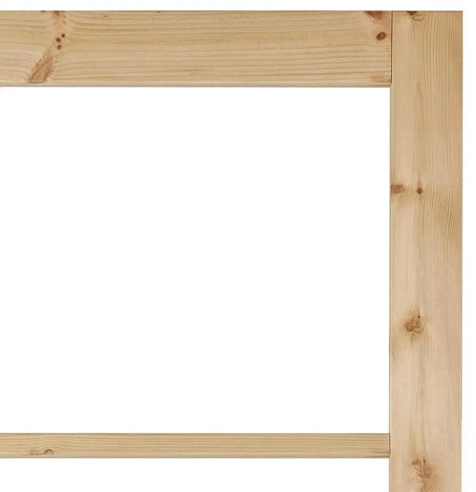 Porta Interior com Vidro "ORKDAL" 93x232x4 cm Madeira Sólida de Pinhei