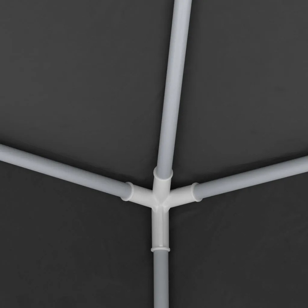 Tenda festas com paredes laterais 2,5x2,5m 90g/m² antracite