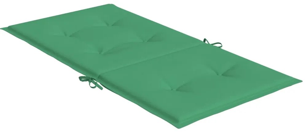 Almofadões lombares p/ cadeiras de jardim 4pcs oxford verde