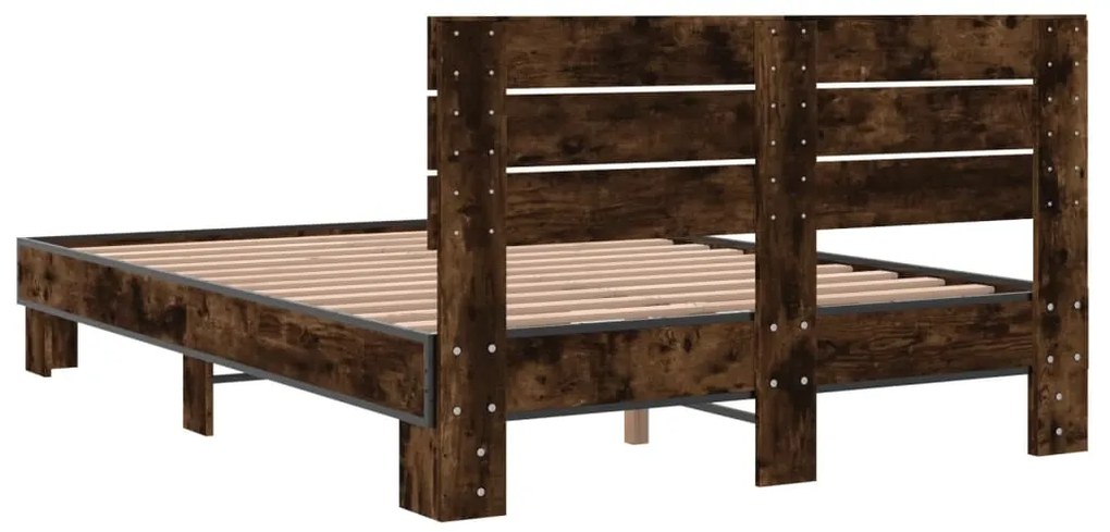 Estrutura cama 120x190 cm derivados de madeira/metal