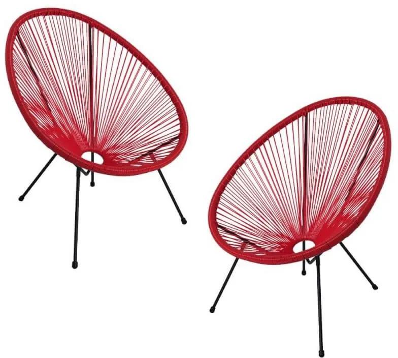 Packs 2 Cadeiras Karibic - Vermelho
