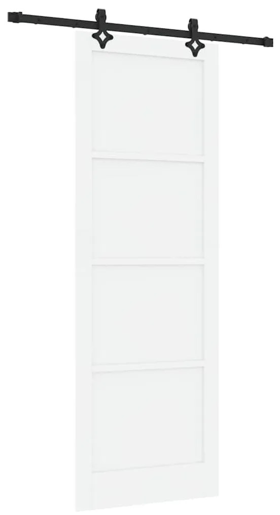 Porta Deslizante vidaXL com Conjunto de Hardware 'ORKDAL'Madeira Sólid