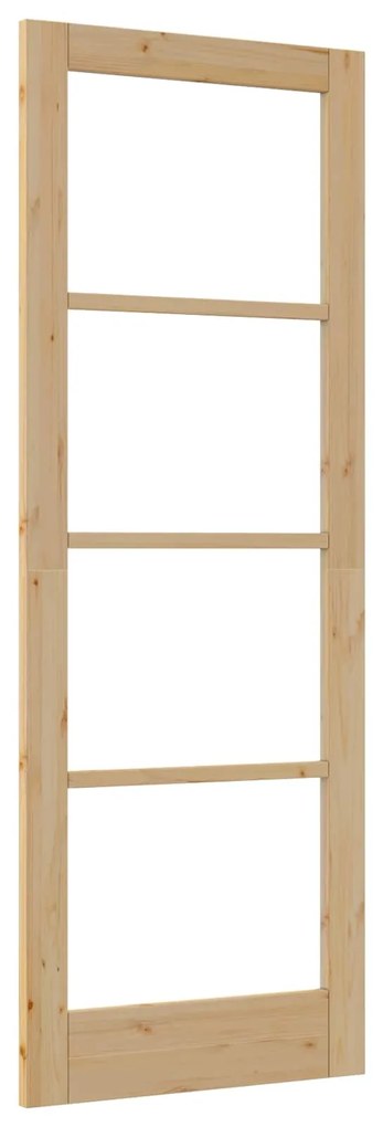vidaXL Porta Interna ORKDAL Castanho 78 x 211 cm