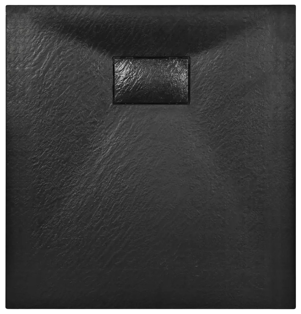 Base de Chuveiro SMC - Preto - 90x80 cm