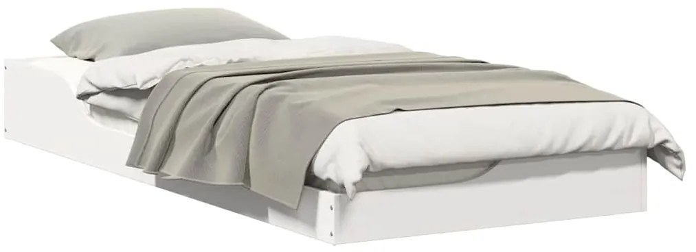 Estrutura de cama de chão Branco 100 x 200 cm