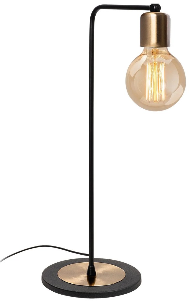 Candeeiro de Mesa Harput – Preto – Diâmetro 17 cm, Altura 52 cm
