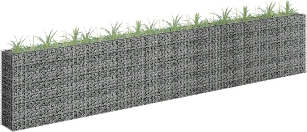 Gabião para plantas em aço galvanizado 450x30x90 cm