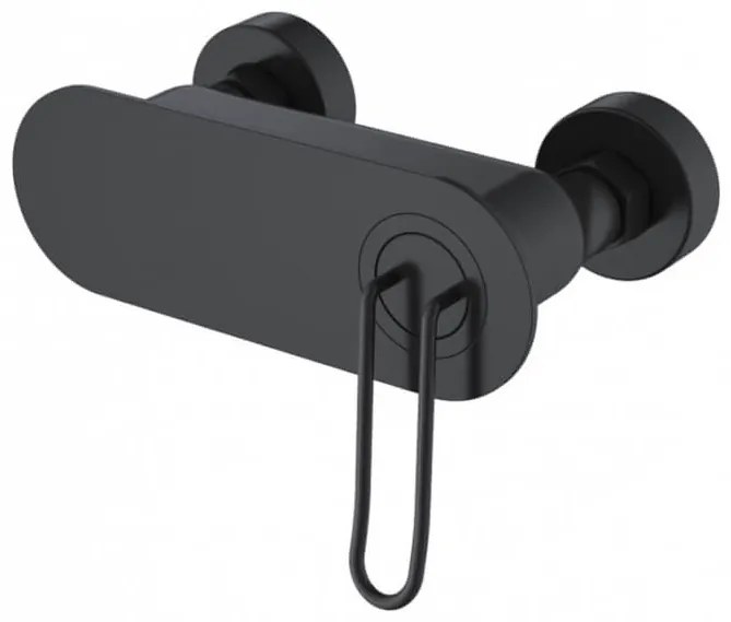 Torneira monocomando de encastrar para duche de cor preto mate Belice