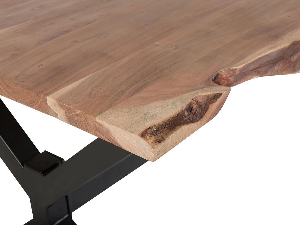 Mesa de jantar 180 x 95 cm em madeira VALBO Beliani