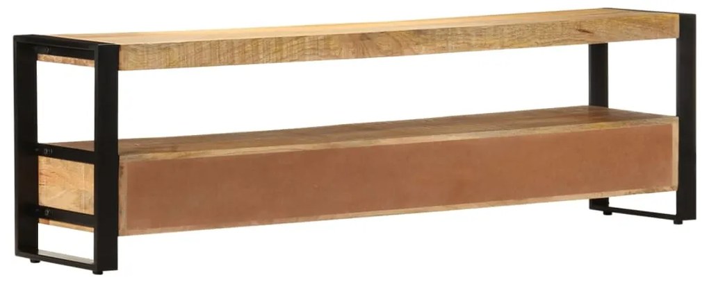 Móvel de TV 150x30x45 cm madeira de mangueira maciça