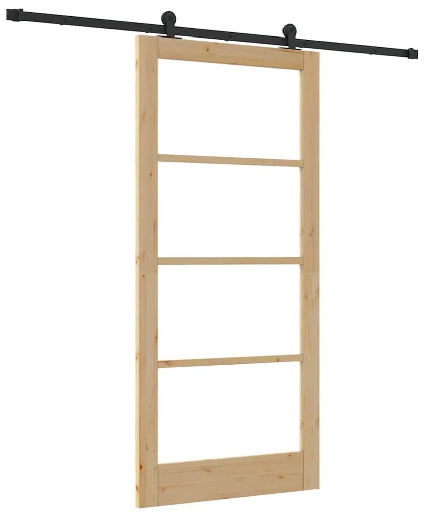 Porta Deslizante com Conjunto de Ferragens "ORKDAL" 93x202 cm