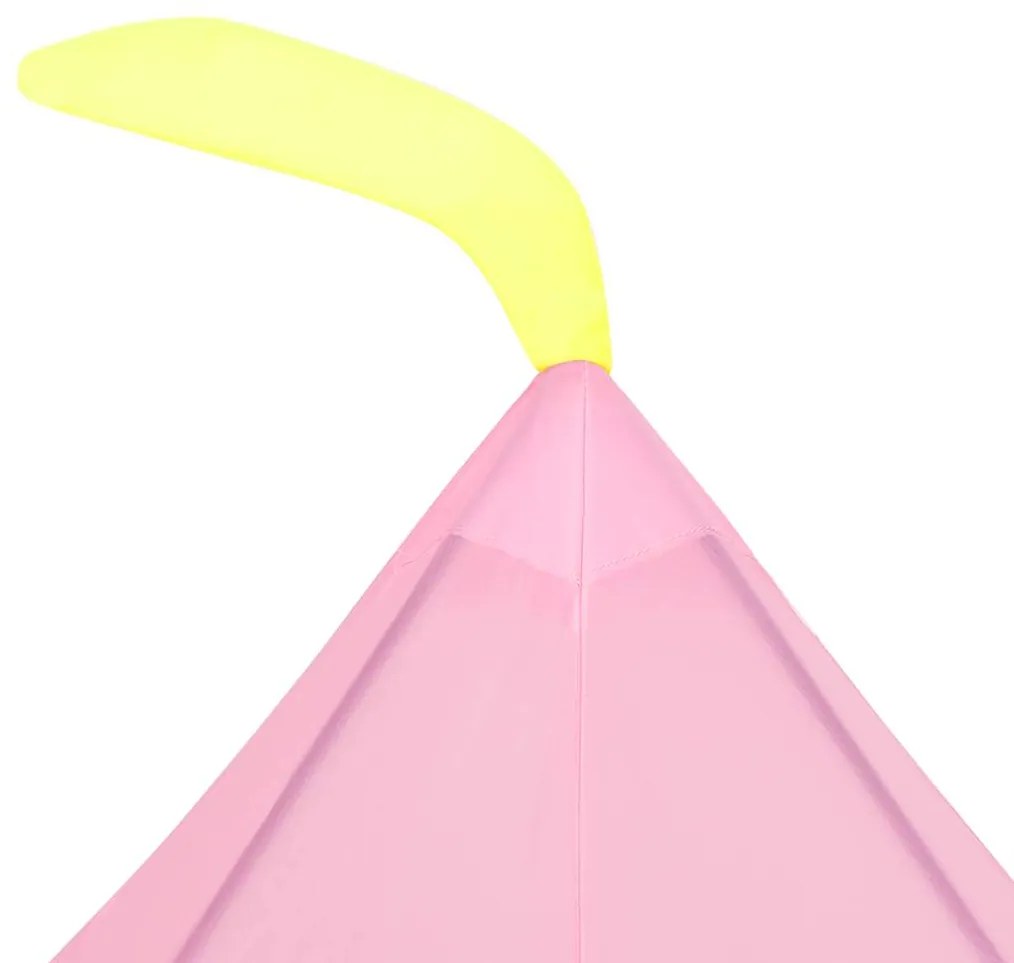 Tenda de brincar infantil 100x100x127 cm rosa