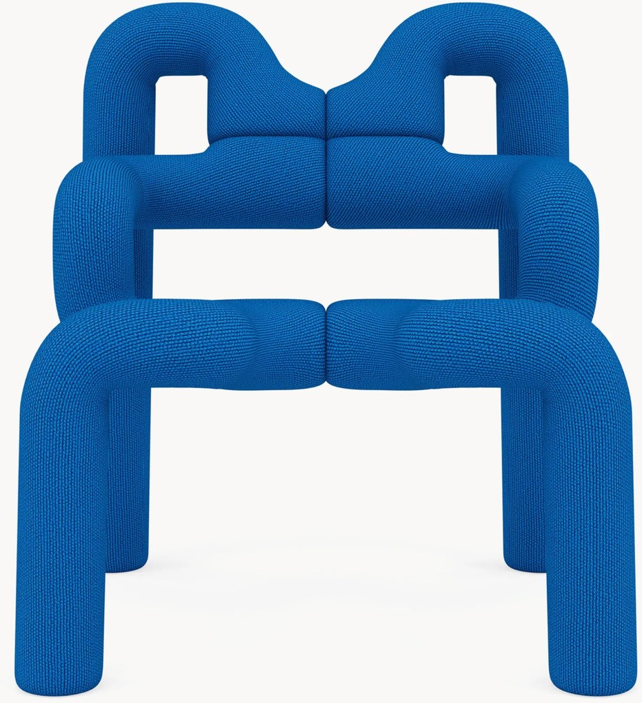 Poltrona em lã tricotada Ekstrem