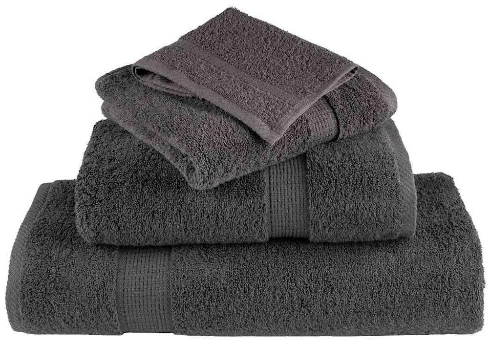 Panos de prato 2 pcs Antracite 15 x 21 cm Algodão
