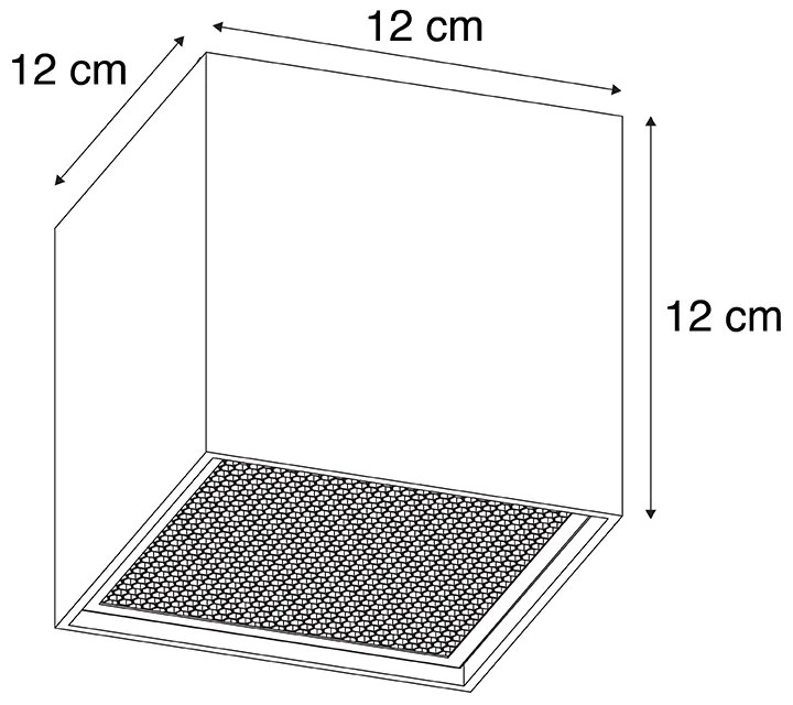 Foco de teto design branco - Box Honey