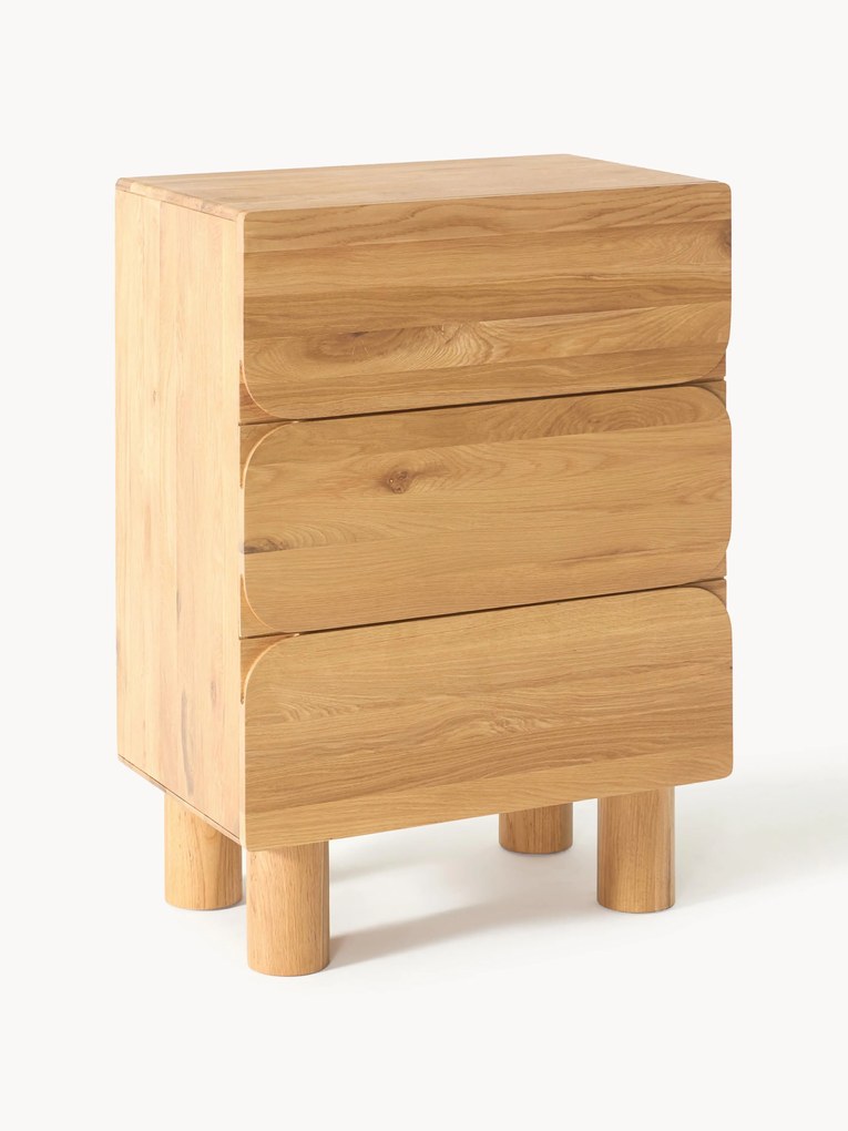 Oak Wood Chest of Drawers Cadi
