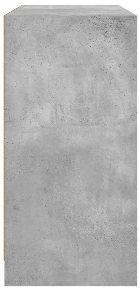 Aparador 102x37x75,5 cm derivados de madeira cinzento cimento