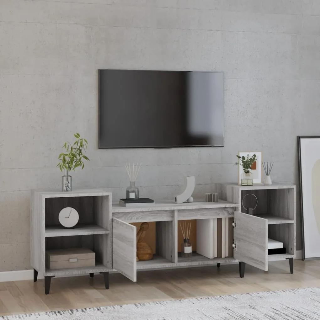 Móvel de TV Lotus de 160 cm - Cinzento - Design Moderno