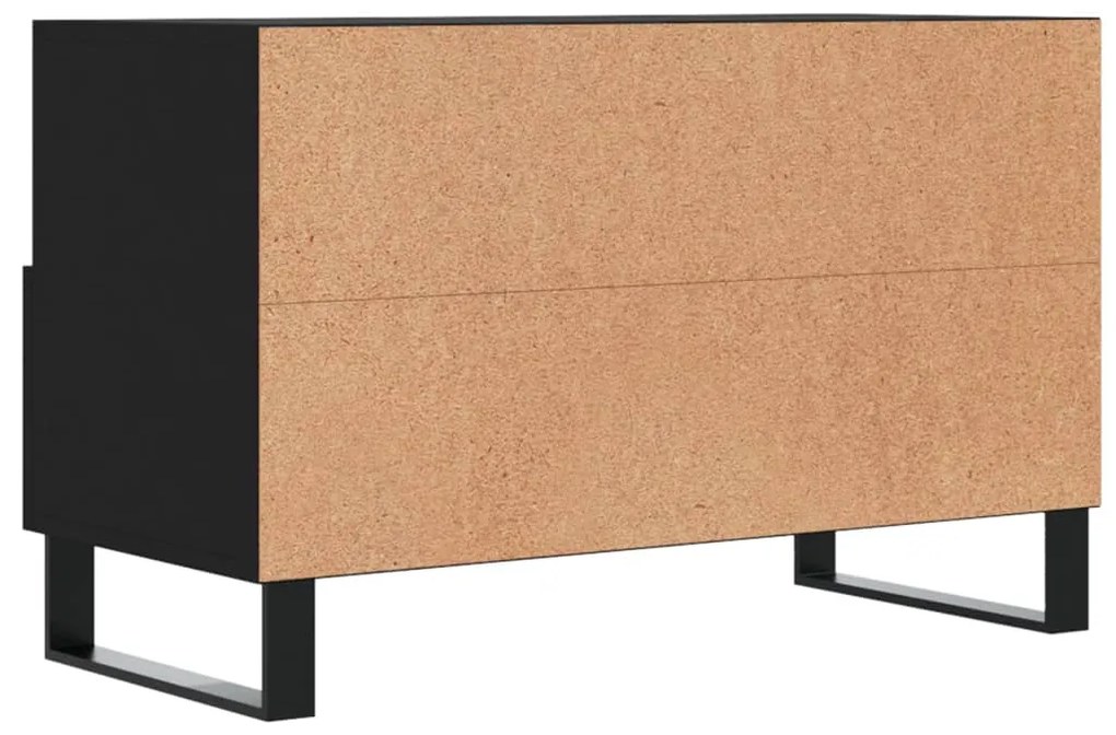 Móvel p/ TV 80x36x50 cm derivados de madeira preto