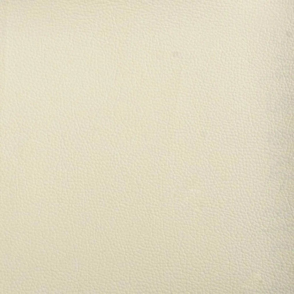 Chaise longue couro artificial cor creme