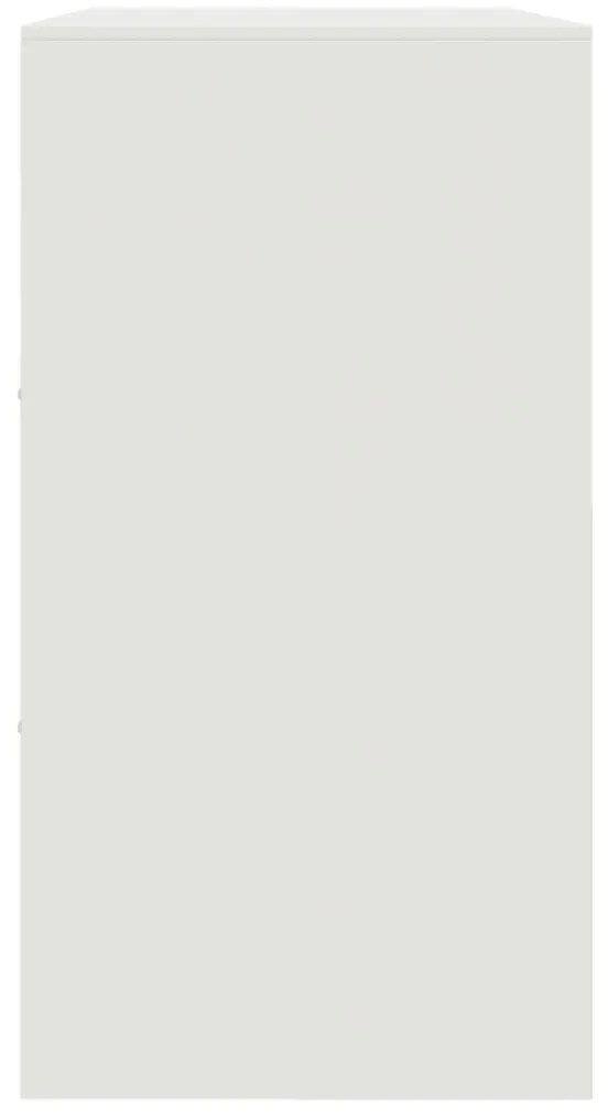 Aparador 99x39x73 cm aço branco