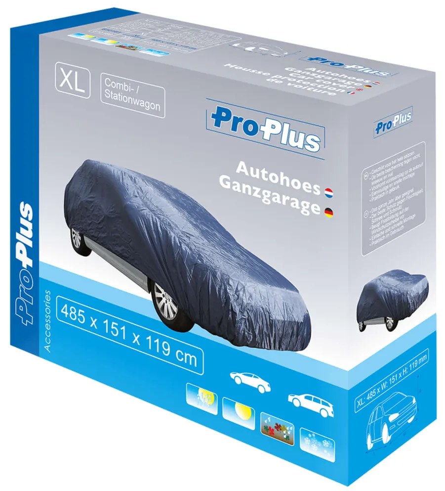 Cobertura SUV/monovolume XL 485x151x119 cm azul escuro