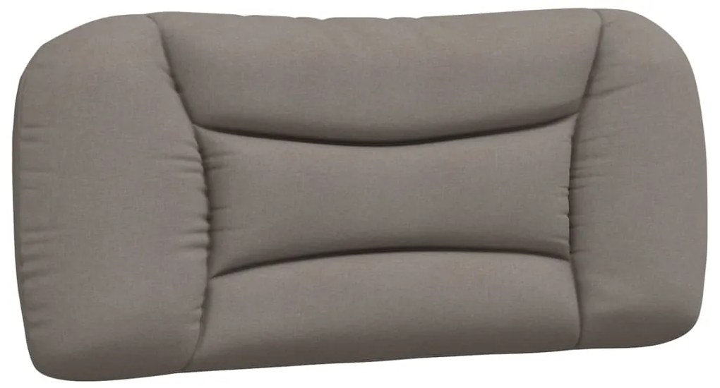 Estrutura de cama com LED sem colchão 80x200 cm tecido