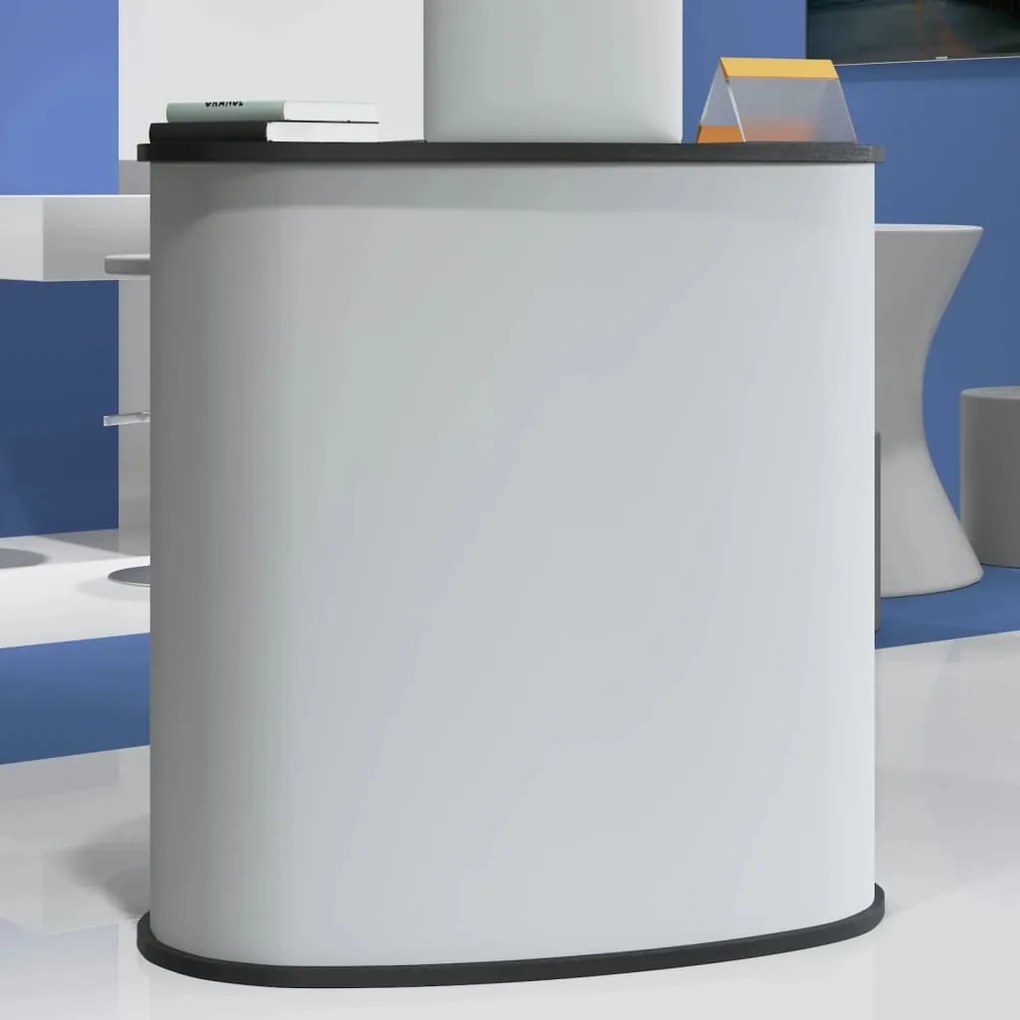 VidaXL Balcão para feiras dobrável 90x48x93 cm derivados de madeira
