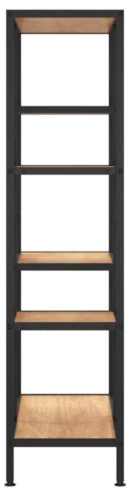 Estante 80x30x120 cm aço e derivados de madeira