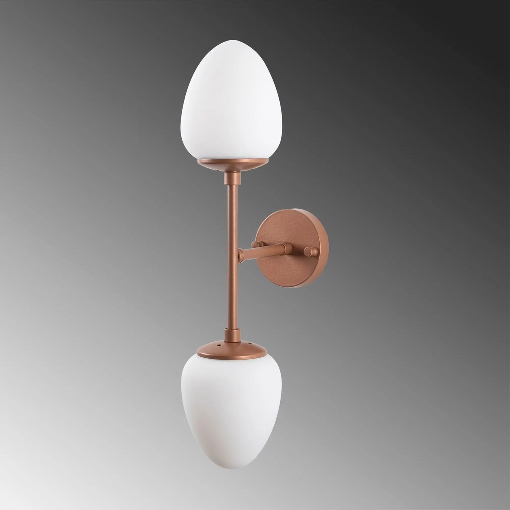 Candeeiro de Parede Camflo – Cobre – 12 x 23 x 56 cm