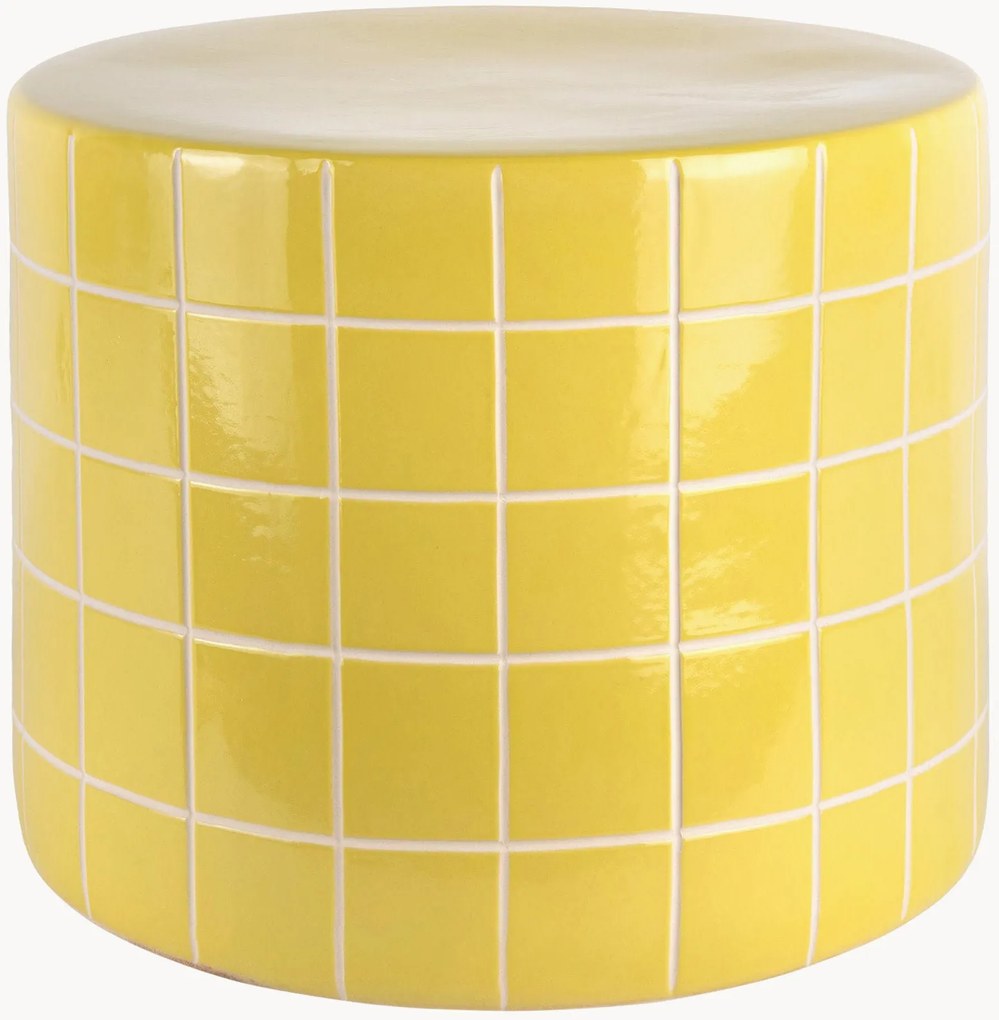 Mesa de apoio redonda Retro Tiles
