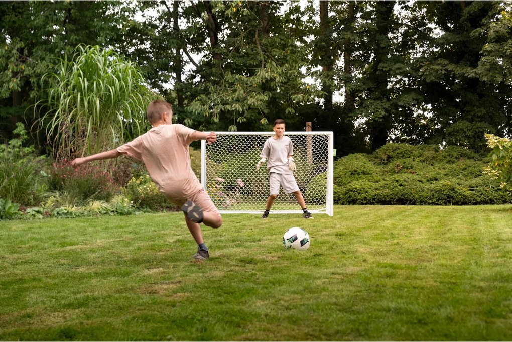 Baliza de futebol em alumínio Scala 180 x 120 cm - branca
